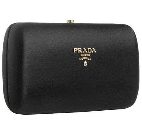 prada black clutch|prada clutch vintage.